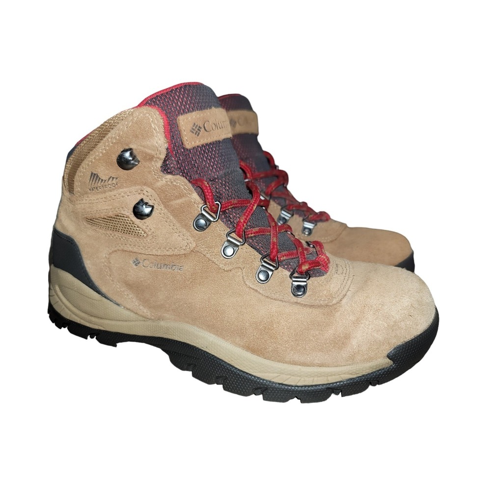 Columbia Women's‎ Newton Ridge Plus Brown Waterproof Hiking Boots Size 8.5 M